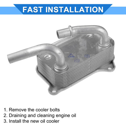 Engine Oil Cooler with Seals for Mercedes-Benz C240 (2001-2005)