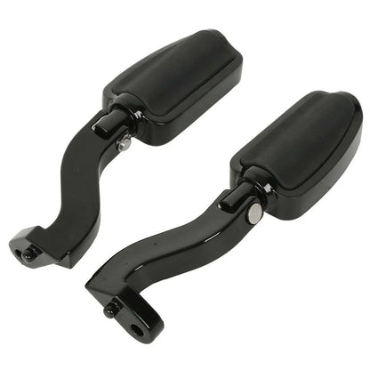 Black Rear Passenger Footpeg for Harley Touring Road King FLHR (1993-2022)