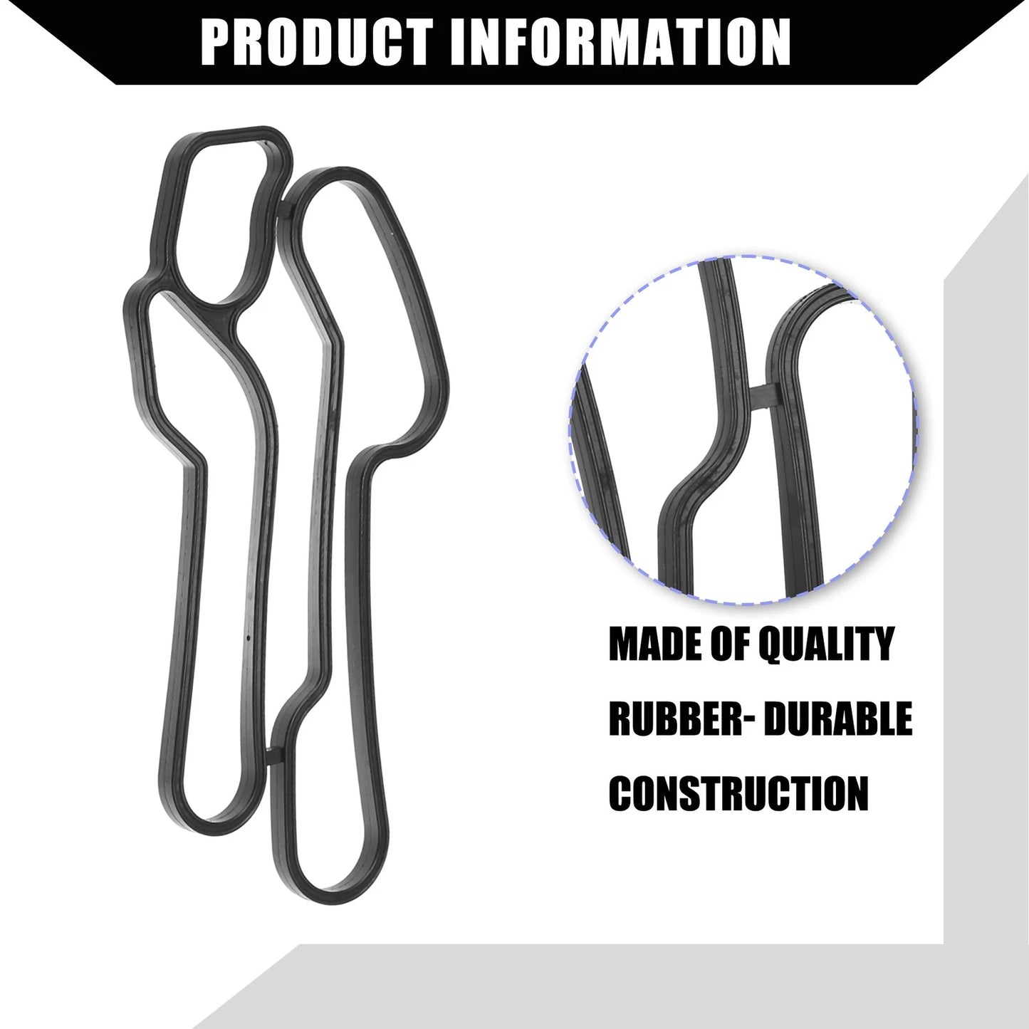 Set of 1 Oil Cooler Gasket for Opel (No.55355602/5650834)