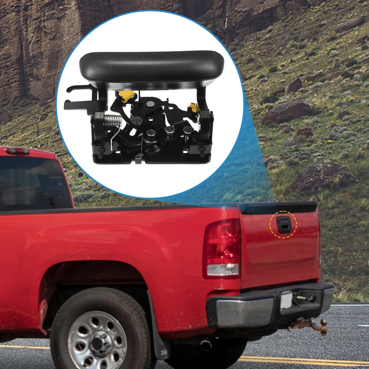Tailgate Handle for Chevy Avalanche 1500 2500 Exterior Rear (2002-2006)