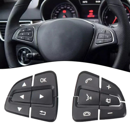 Steering Wheel Switch Cover Set for Mercedes-Benz A-Class/B-Class