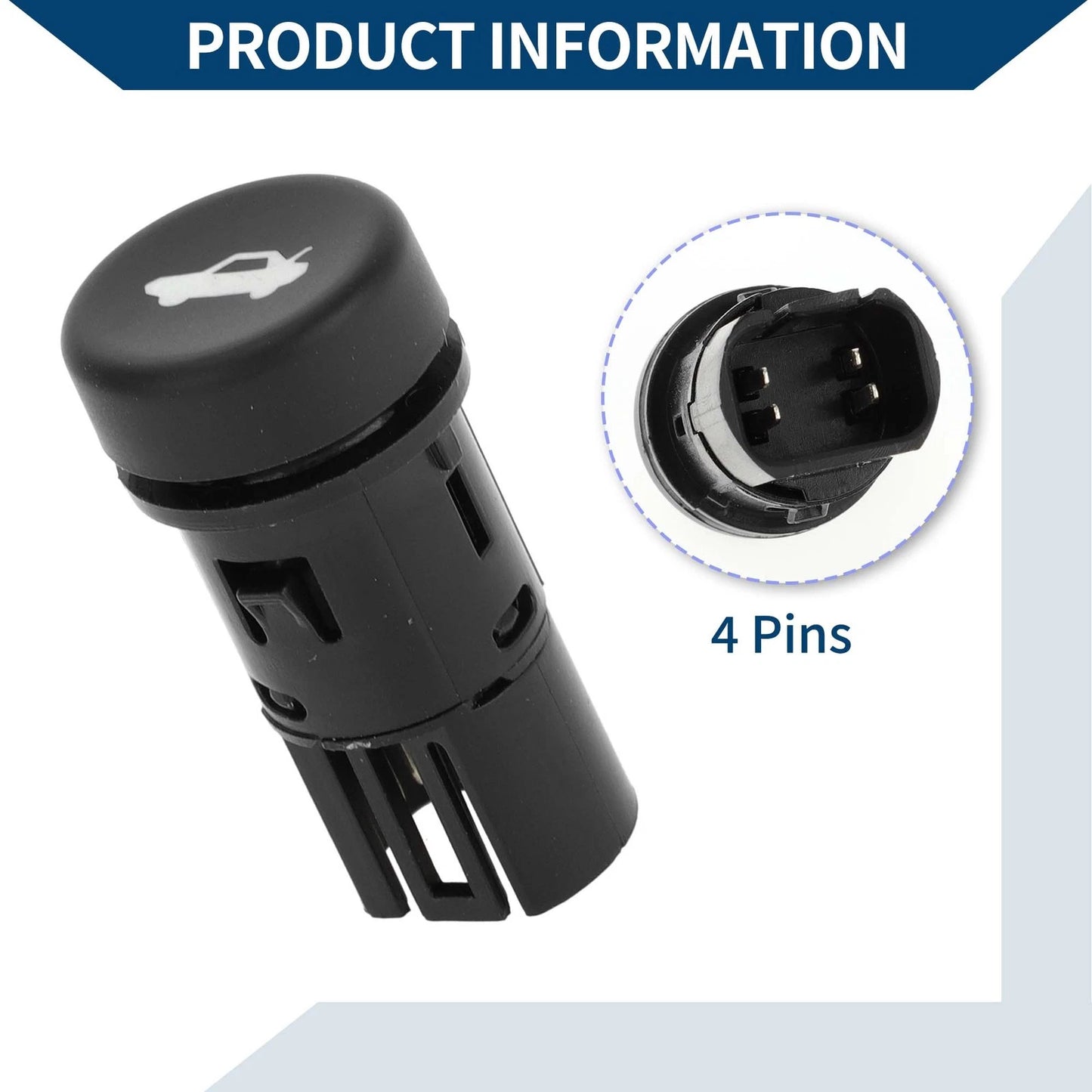 Trunk Lid Lock Release Switch for Chevrolet Camaro (2011–2015) No.92224594