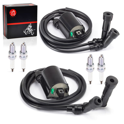 Ignition Coil and Spark Plug for Kawasaki VN1600 Vulcan 1600 (2003–2007)