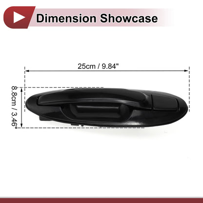 Car Exterior Door Handle for Hyundai Sonata (2011–2014) No. 836503C000 Black ABS