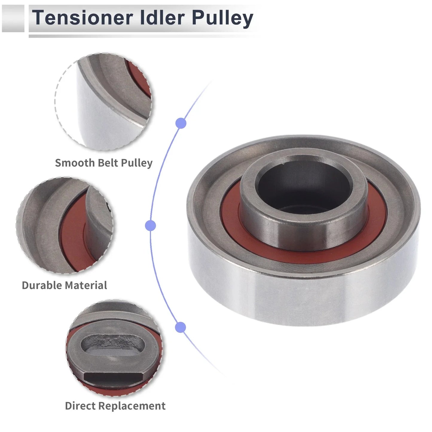 Drive Belt Idler Pulley for Honda Accord (1998-2002) 1 x Pcs