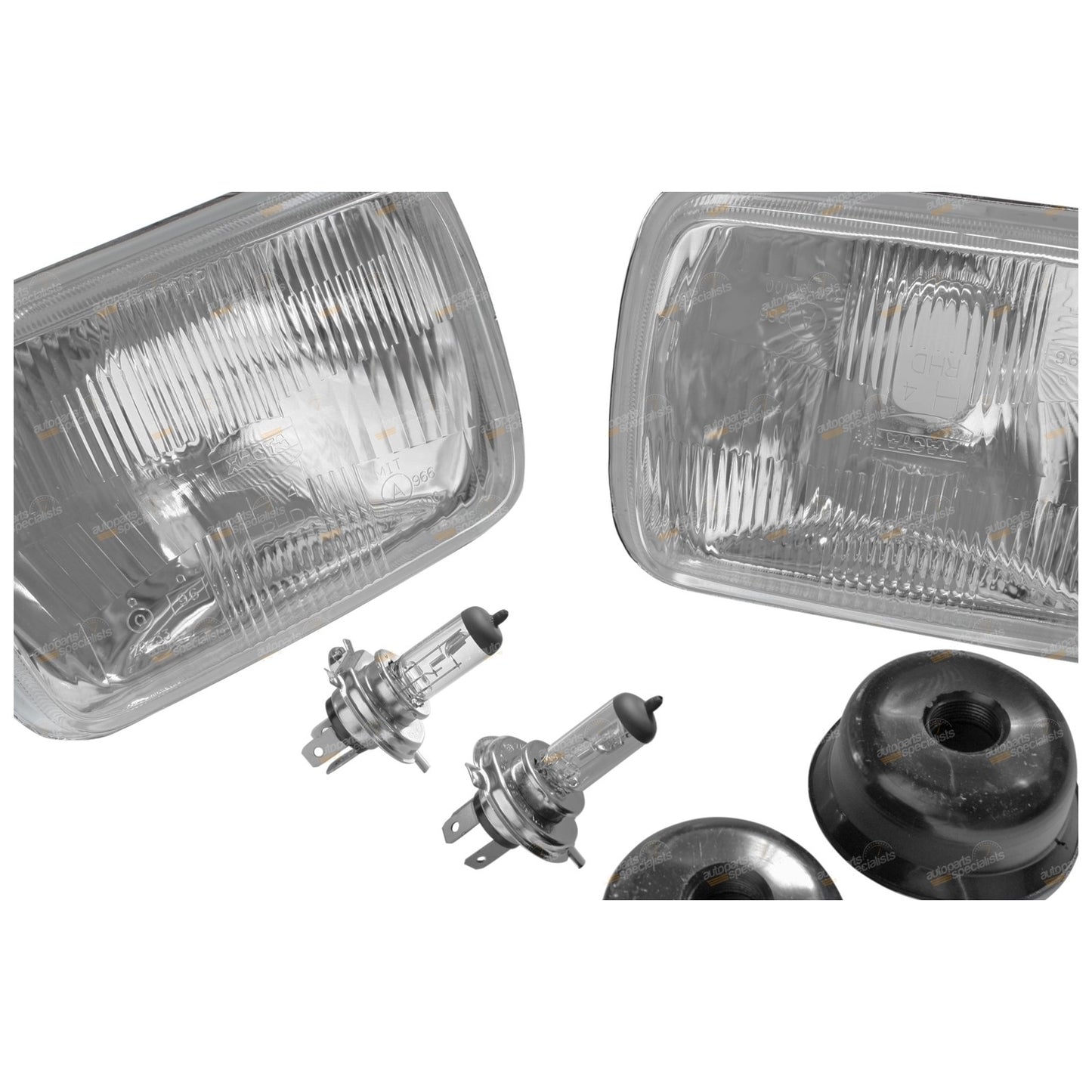 Set of 2 Universal Headlights for Toyota Townace/Liteace/Celica (1983–1996)