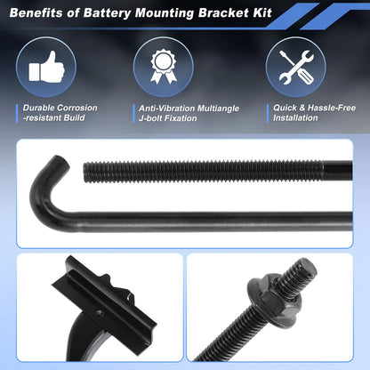 Battery Hold Down Kit for Toyota 4Runner Tacoma (74404-35140)