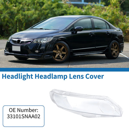 1 Pc Headlight Lens Cover for Honda Civic (2006–2011) No. 33101SNAA02