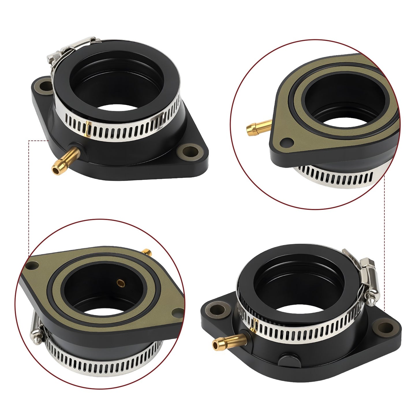 Carburetor with Intake Manifold for Yamaha V Star 1100 (1999–2009)
