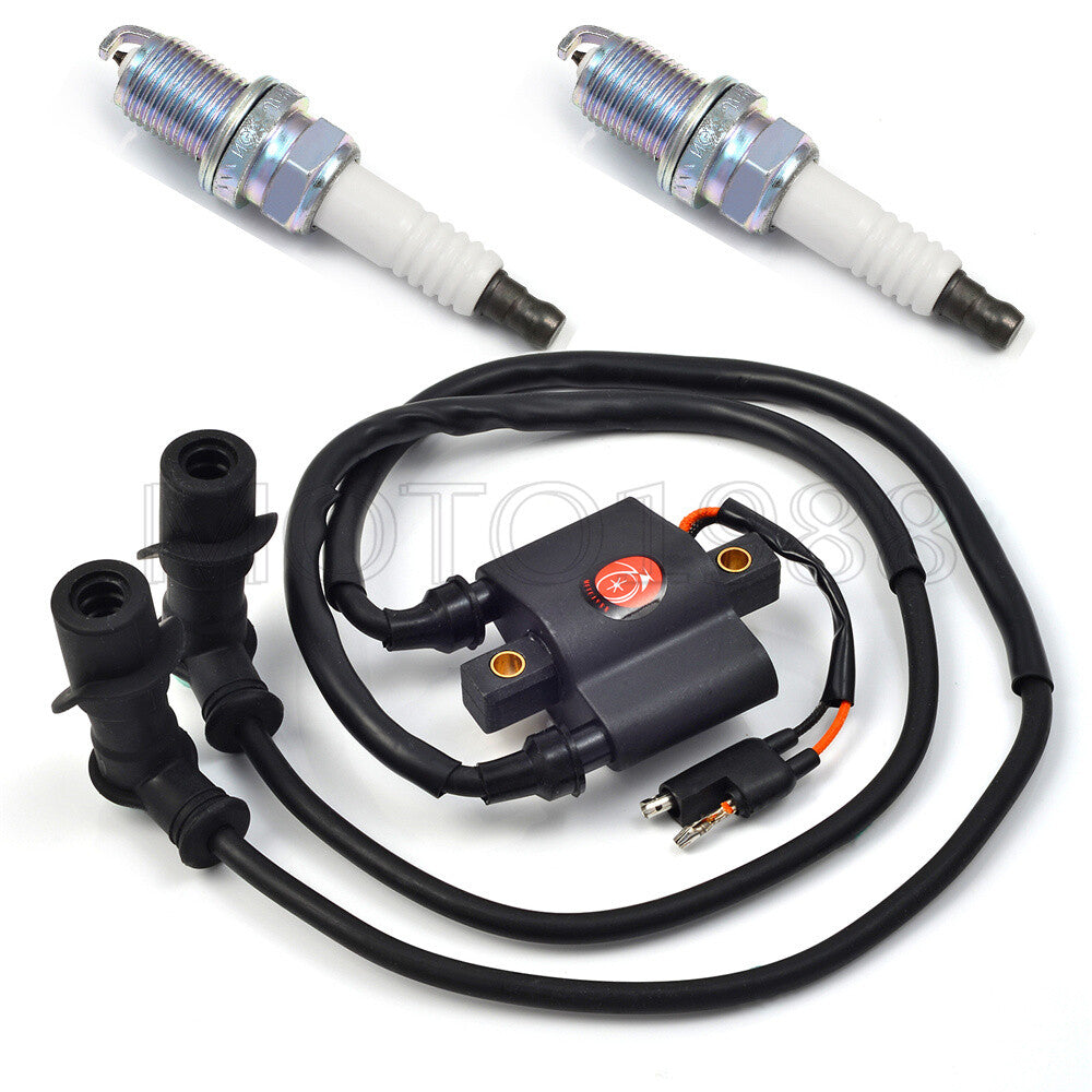 Ignition Coil Spark Plug & Cap for Polaris Sportsman 600 700 (2002–2006)