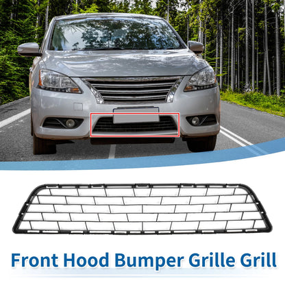 Front Lower Hood Bumper Grille for Nissan Sentra (2013–2015) 622543RA0A