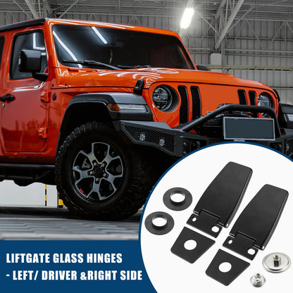 Set of 2 Rear Liftgate Glass Hinges for Jeep Wrangler (2011–2018) 5013722AA 5013722AB
