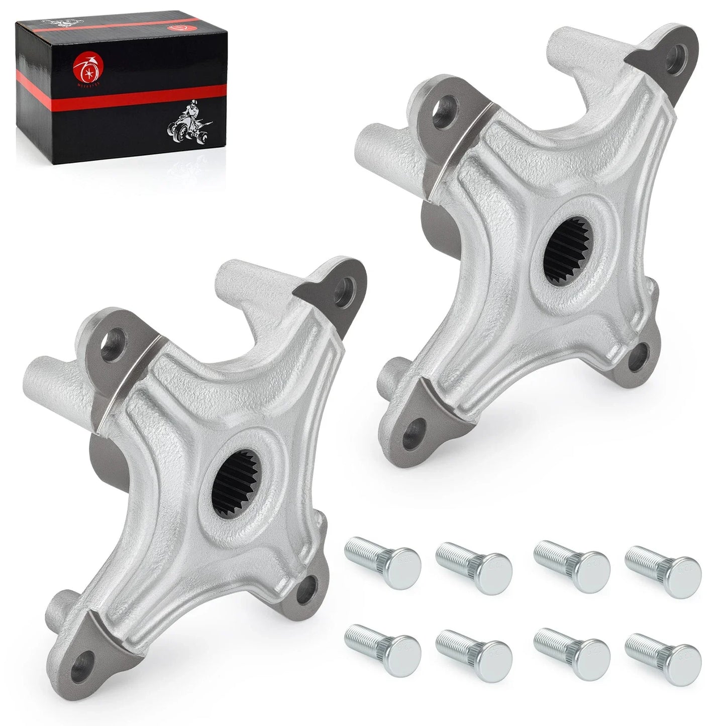 2 x Rear Wheel Hub Left Right for Polaris Sportsman 400 HO (2008–2010)