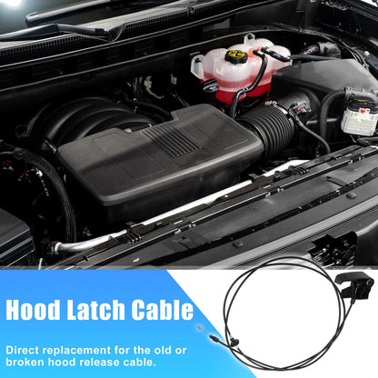 Hood Release Cable for Chevrolet Silverado, GMC Sierra (No. 20968782)