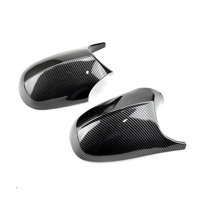 Carbon Fiber M3 Style Mirror Cover Caps for BMW E90 E92 E93 (2007–2013)