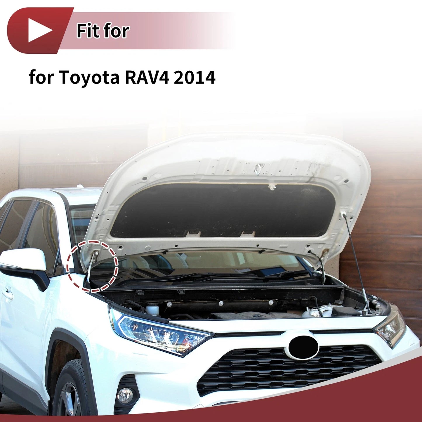 Hood Hinge for Toyota RAV4 (2014) Right Side Engine Cover 1 pcs