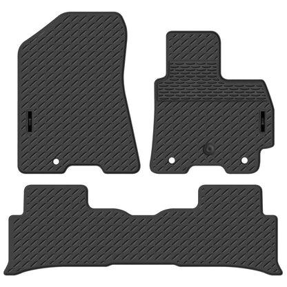 Set of 4 Custom Fit Rubber Floor Mats for Hyundai Tucson (2015–2018)