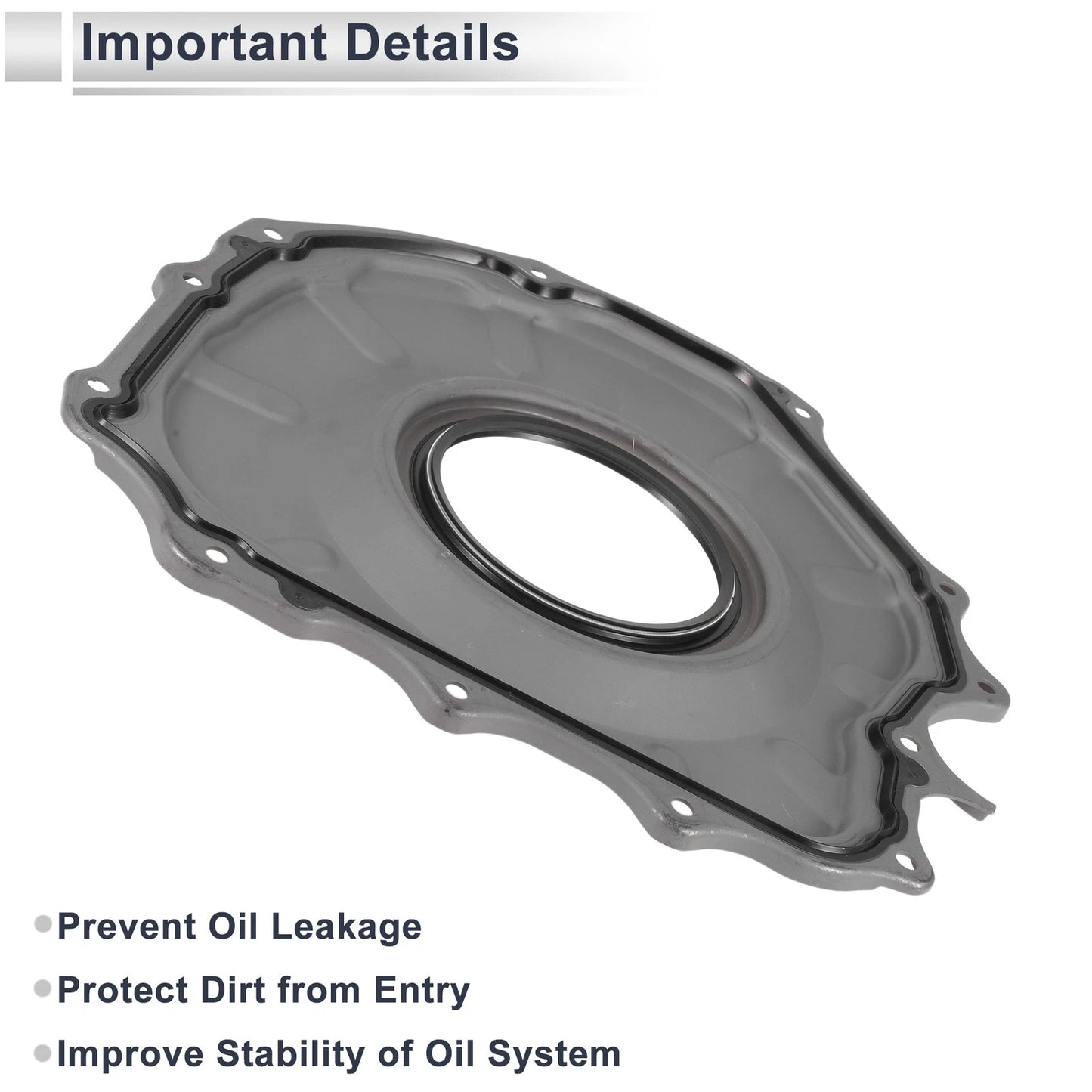 Rear Crankshaft Oil Seal for Jaguar XF (2009–2015) No. 8W936M052A Rubber Metal