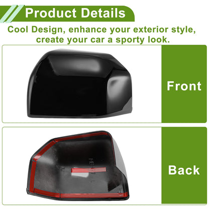 1 Pair Side Mirror Cover Caps for Ford F150 (2015–2023) Gloss Black