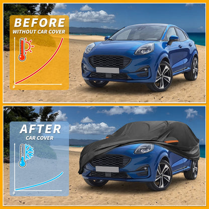Car Cover Waterproof All Weather for Ford Puma (2019–2023) 190T-PU