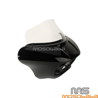 9" Headlight Fairing Windshield for Harley Softail Fat Bob FXFB FXFBS (2018-2019)
