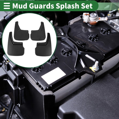 Mud Flaps Splash Guards for Chevrolet Suburban/Tahoe (2015–2019) W/ Mounts