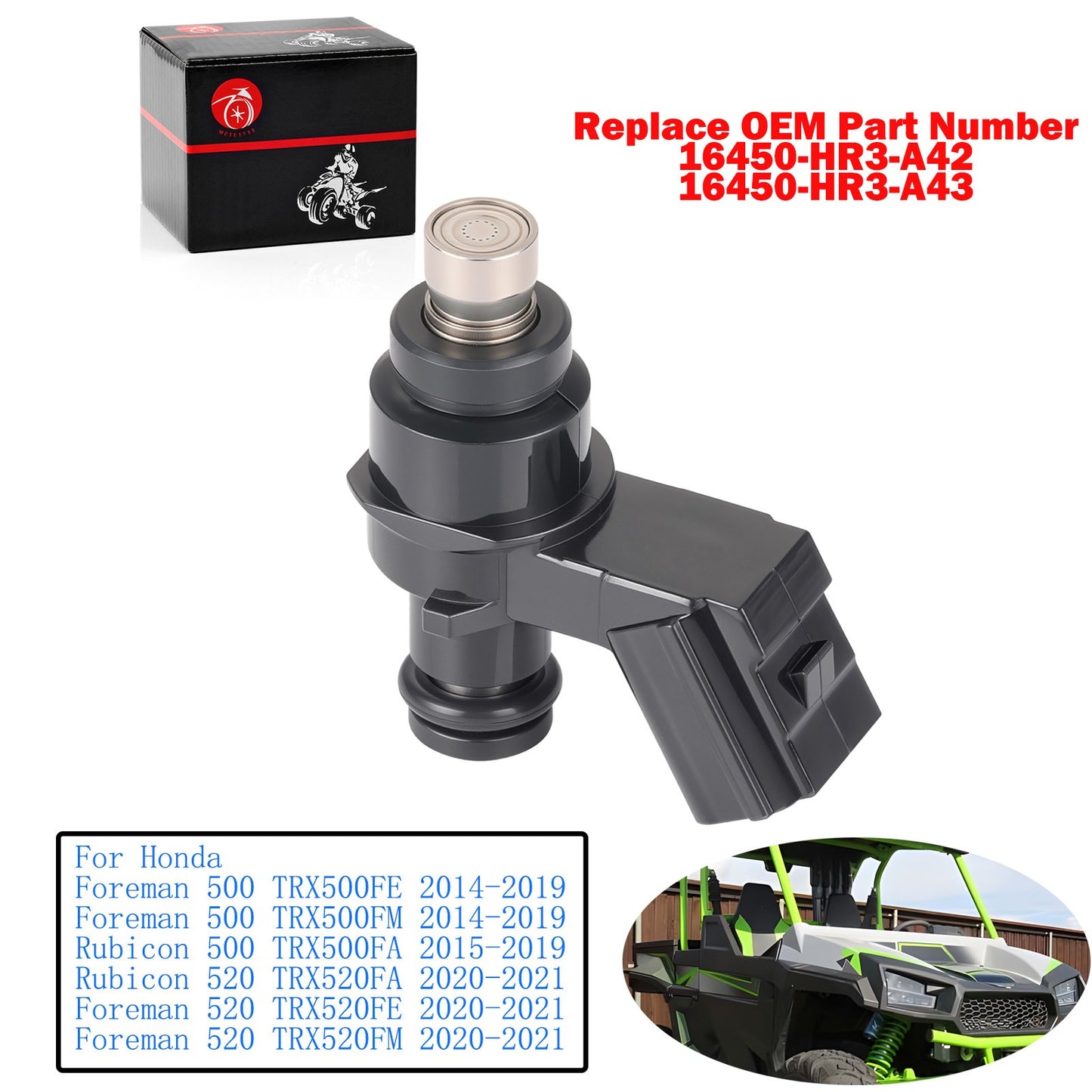 Fuel Injector for Honda Foreman Rubicon 500 TRX500 (2015–2021)