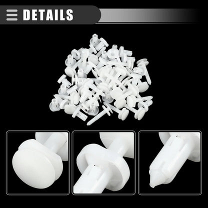 30 Pcs Car Door Trim Panel Push Clips for Chevrolet C2500 (1999-2004)
