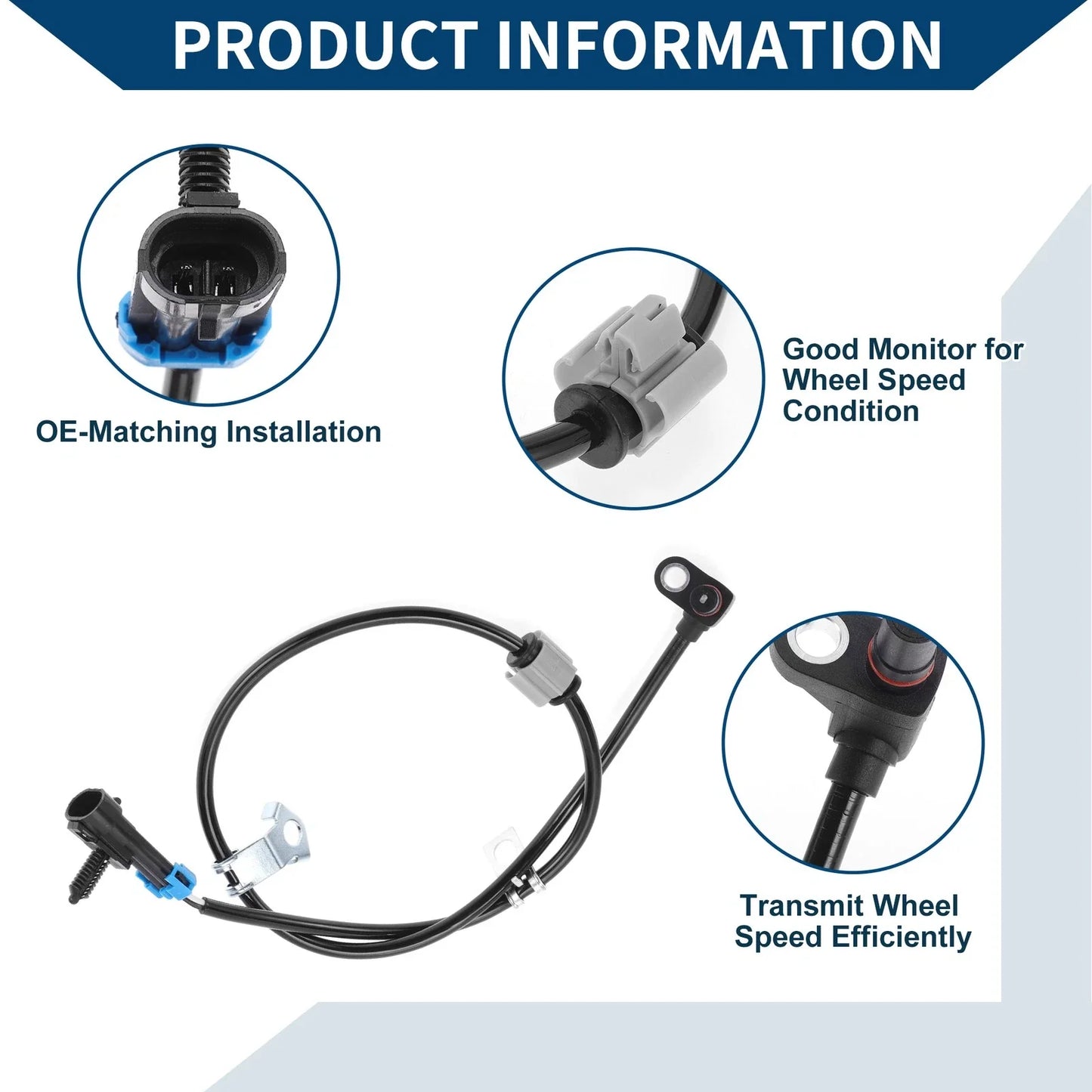 ABS Wheel Speed Sensor for Chevrolet Astro AWD (2000-2005)