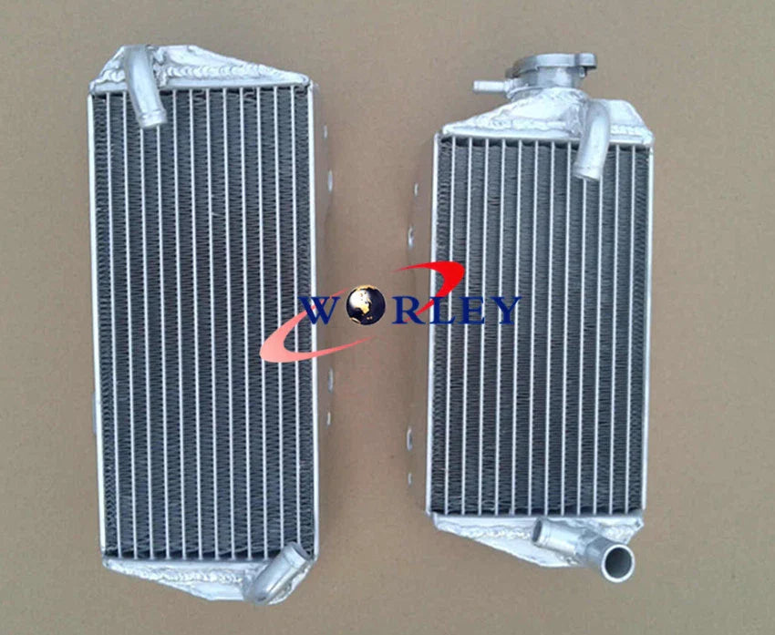 Aluminum Radiator & Red Hose Kit for Suzuki RMZ450 (2008-2015)