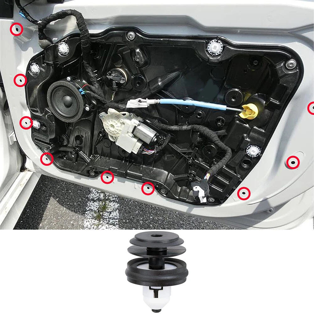 30Pcs Interior Door Panel Clips for BMW M5 M550i X3 640i (2018-2023)