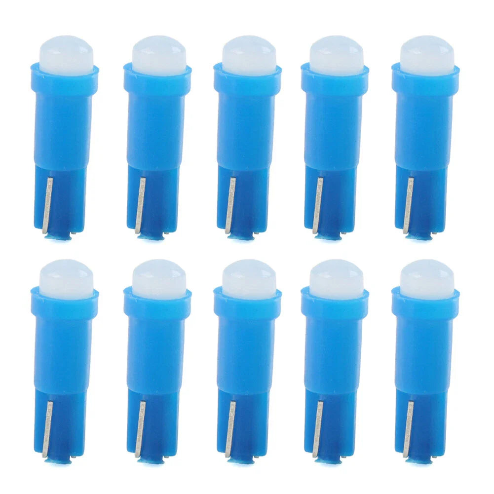 Blue Light T5 1 SMD Dashboard Gauge Lamp Bulb for Car