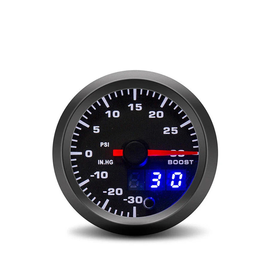 2" 52mm LED Digital Turbo Boost Pressure Gauge for Car (No Year Specified)