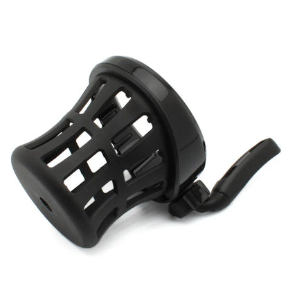 Universal Black Motorcycle Handlebar Cup Holder with Mesh Basket