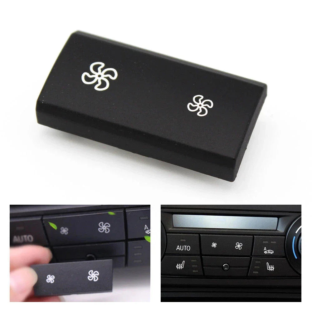 Car Wind Air Volume Conditioning Fan Switch Button Cover for BMW X5 X6 (2007-2013)