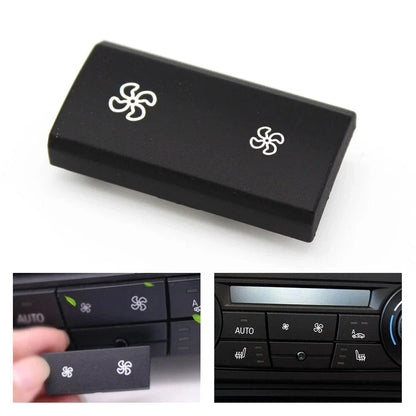 Car Wind Air Volume Conditioning Fan Switch Button Cover for BMW X5 X6 (2007-2013)