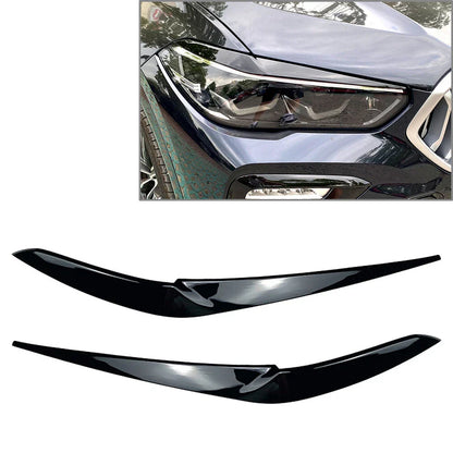 Front Fog Light Eyebrow Cover Trim for BMW X5 X6 (2018-2022)