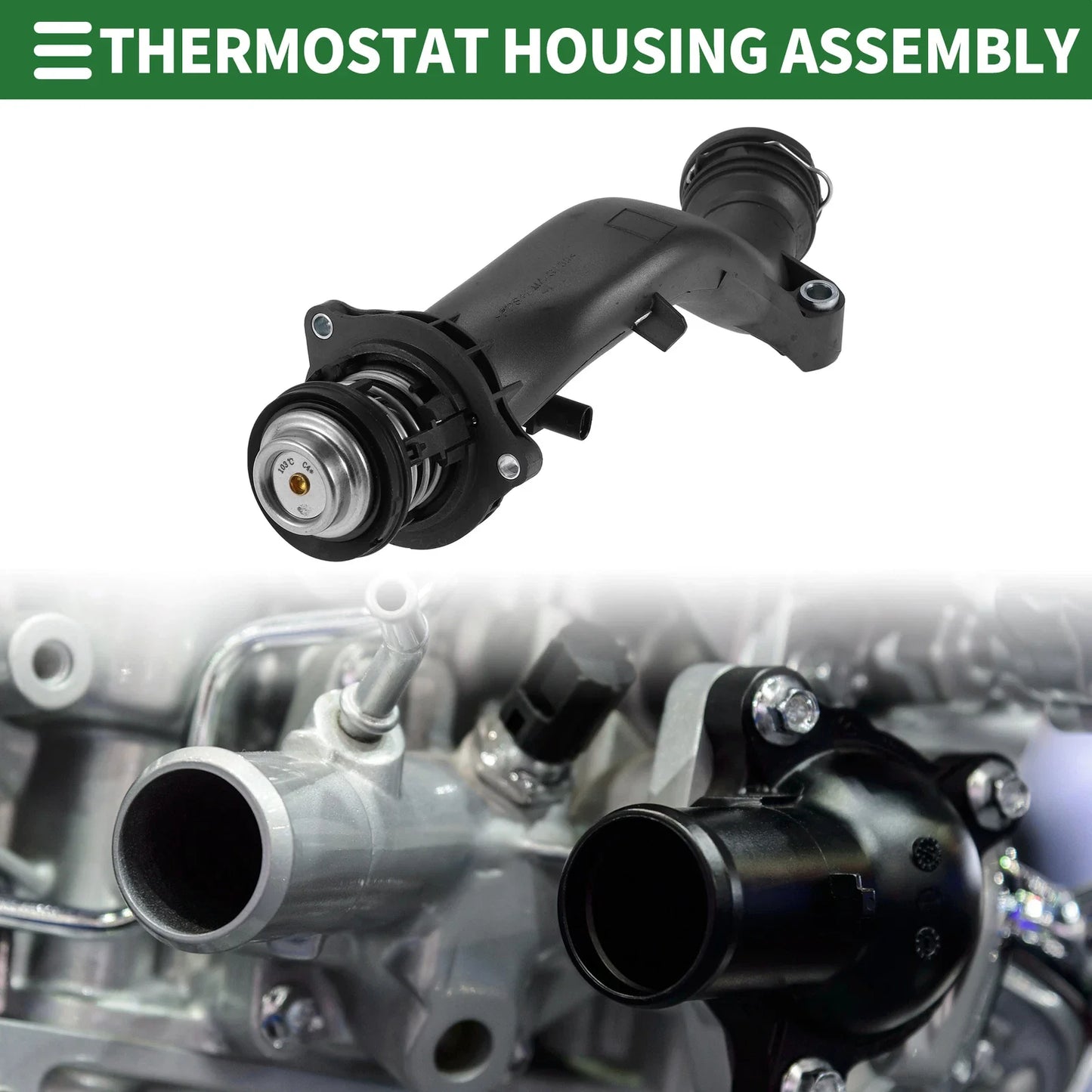 Engine Coolant Thermostat Housing for Mercedes Benz AMG G63 (2013-2018)