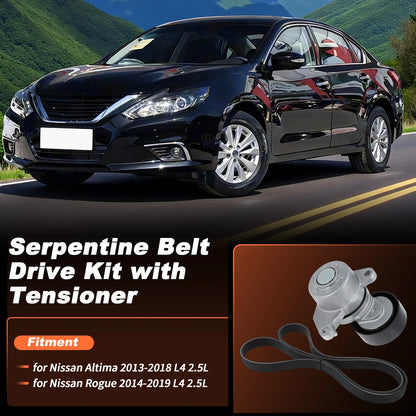 Drive Belt Tensioner Kit 90K-39358 for Nissan Altima Rogue (2013–2018)