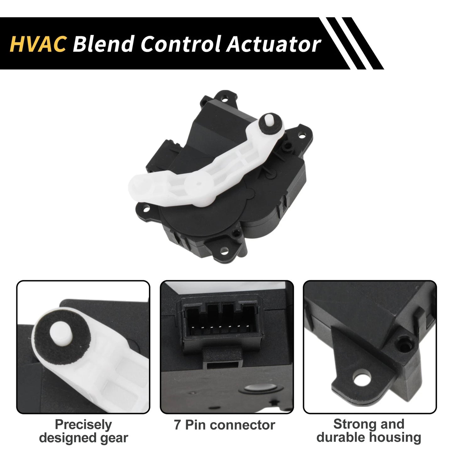 HVAC Heater Blend Door Actuator for Honda Accord (2003–2008) No. 79160SDAA41