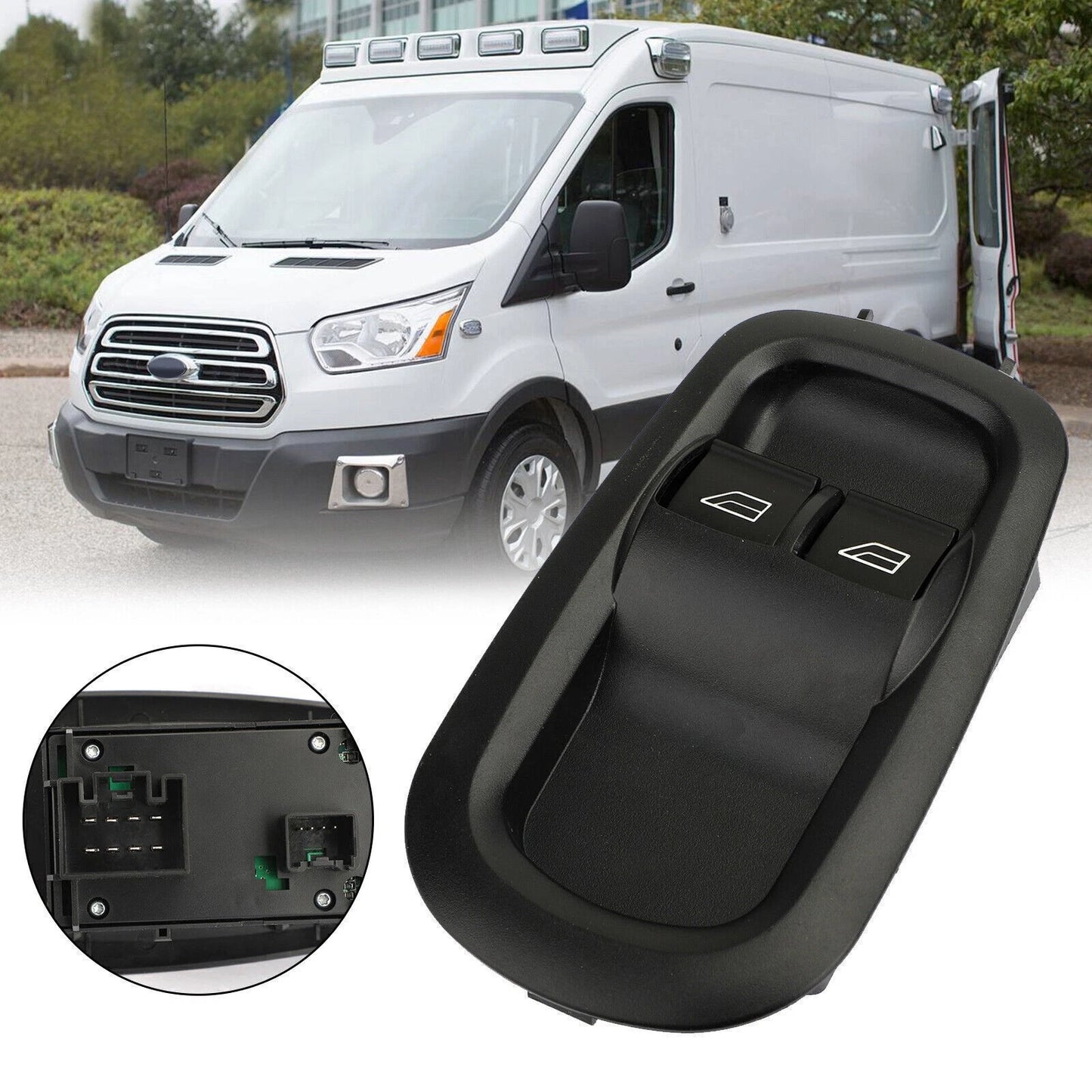 Window Power Switch for Ford Transit MK8 Custom (2014–Present) FB A1
