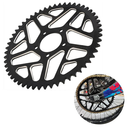 54T Black CNC Sprocket Wheel for Sur-Ron Light Bee X Electric Bike (2018-2023)