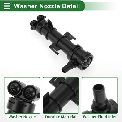 Front Passenger Side Headlight Washer Nozzle for Skoda Octavia III (2013–2020) No.5LD955966