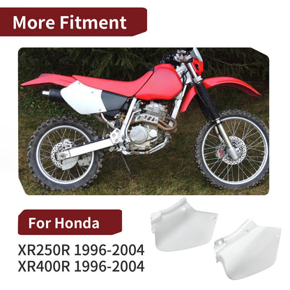 Set of 2 Side Panels for Honda XR250R XR400R (1996–2004) - White
