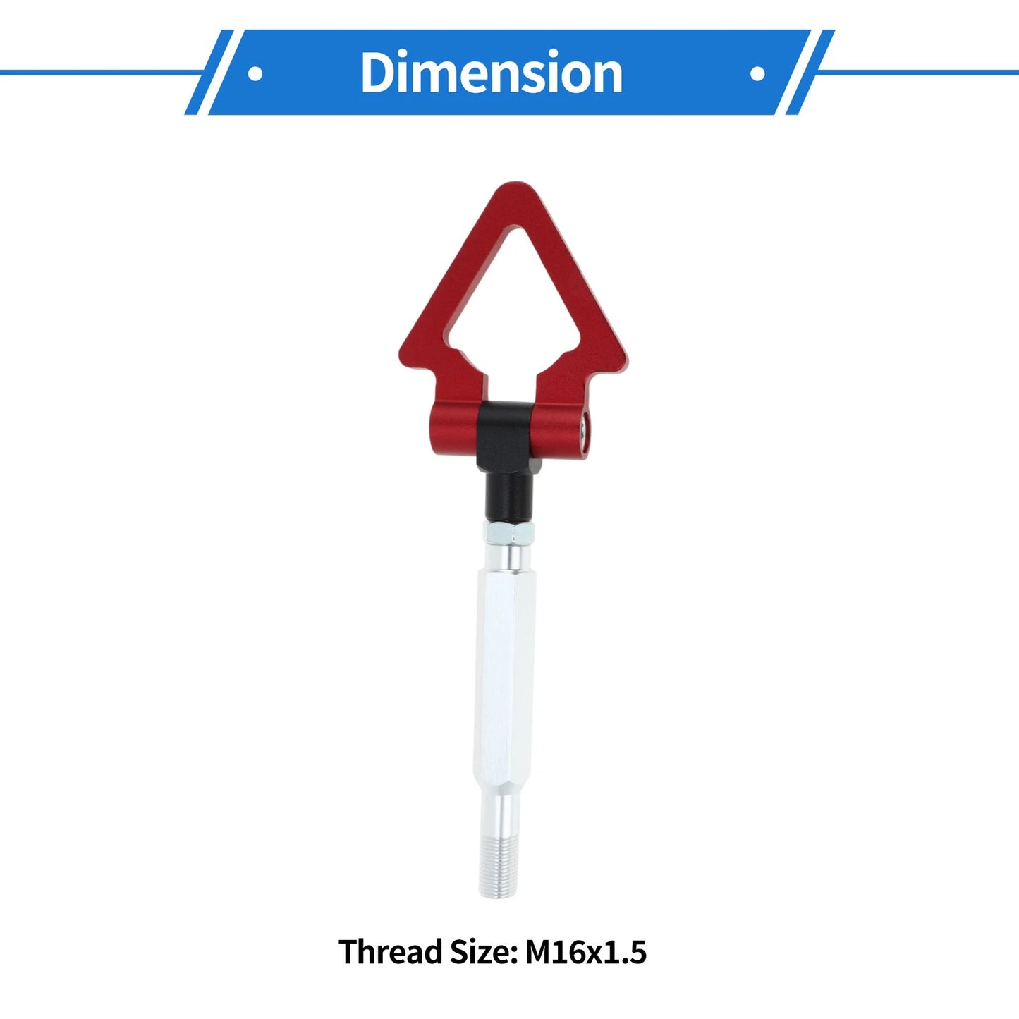 Set of 2 Front/Rear Triangle Tow Hooks