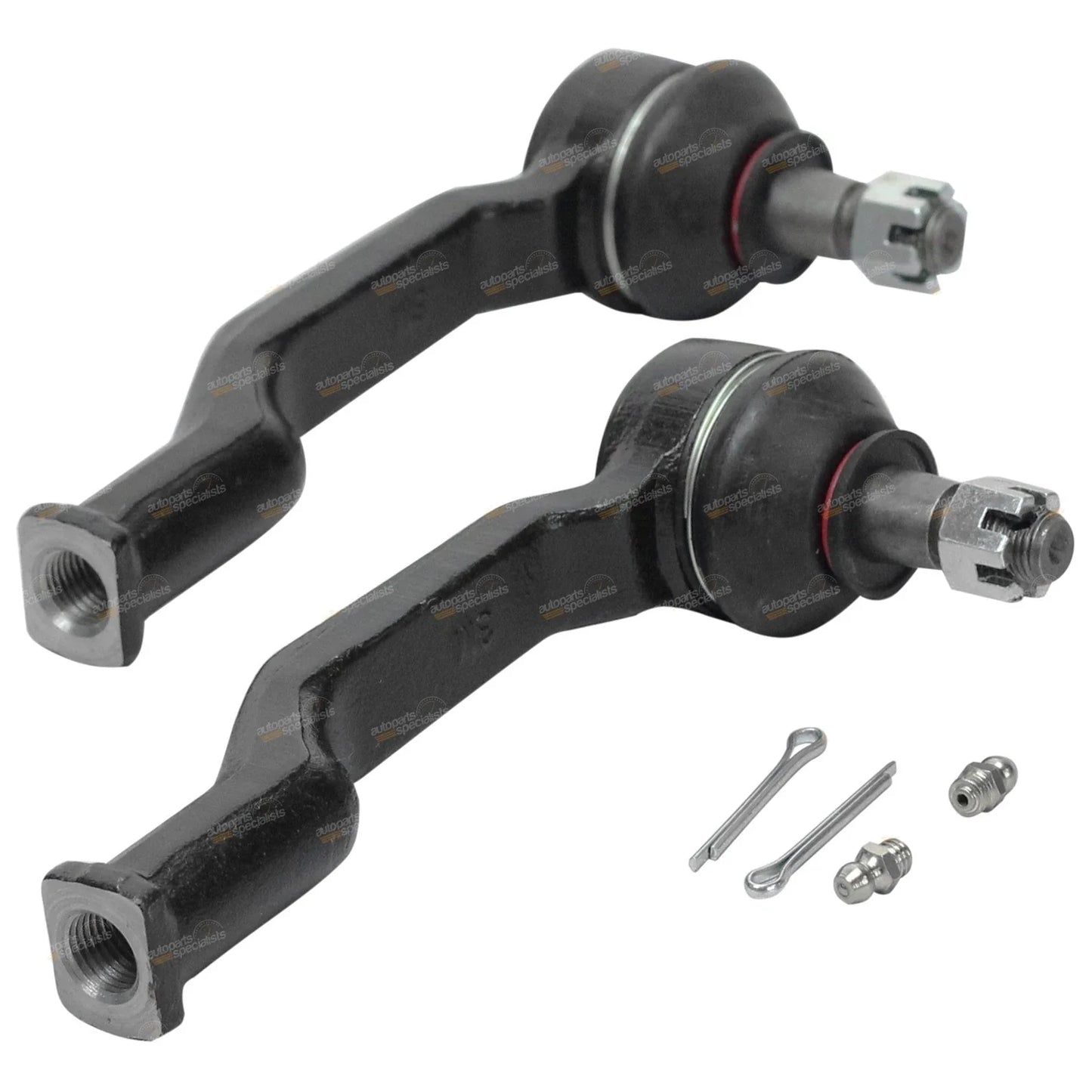 Front Inner LH + RH Tie Rod Ends for Mazda B2200 (1988 - 1996)