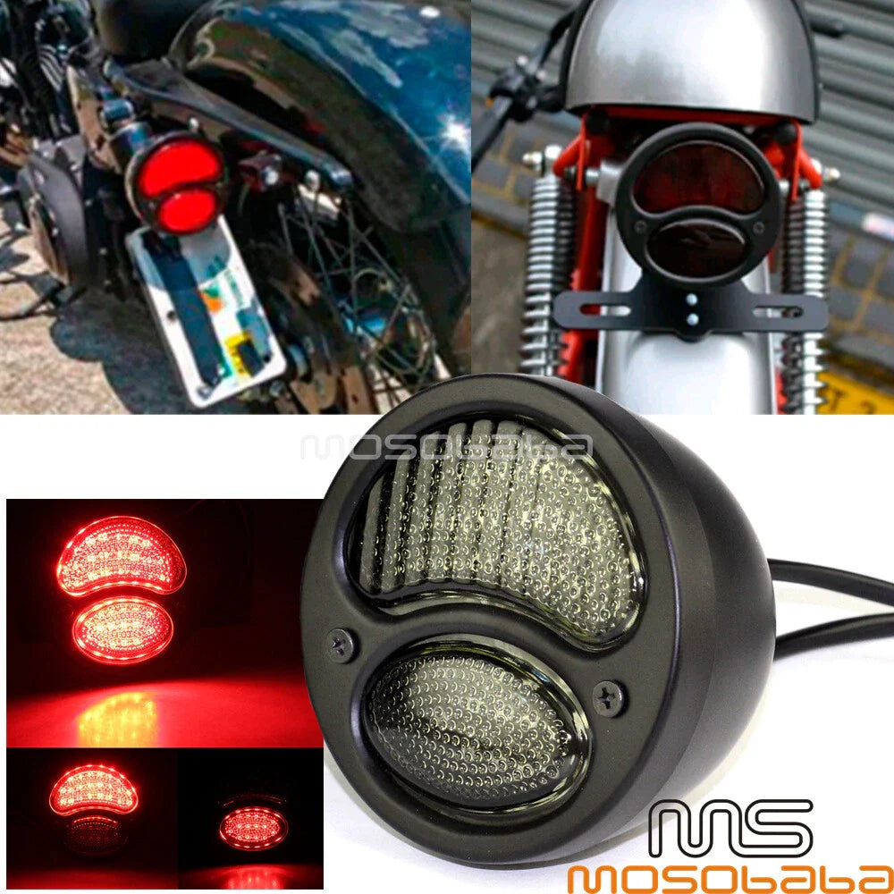 Black LED Taillight Run Brake Light for Ford Model A (1928-1931)