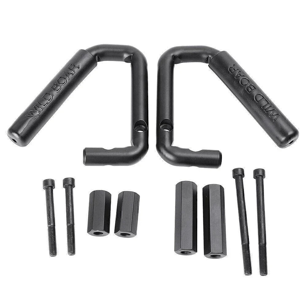 Textured Front Grab Bar Handles for Jeep Wrangler JK/JKU (2007-2017)