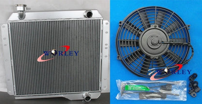 Aluminum Radiator & Fan for Toyota Landcruiser 40 Series (1975–1984)