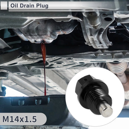 Set of 1 M14x1.5 Engine Oil Drain Plug with Gasket for Car Motorcycle Boat